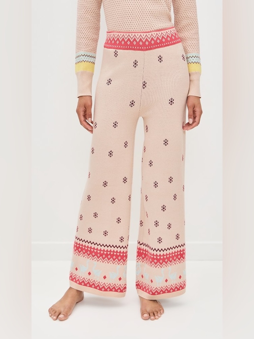 Free People Dream Whispers Pants in Flock Tales XL
